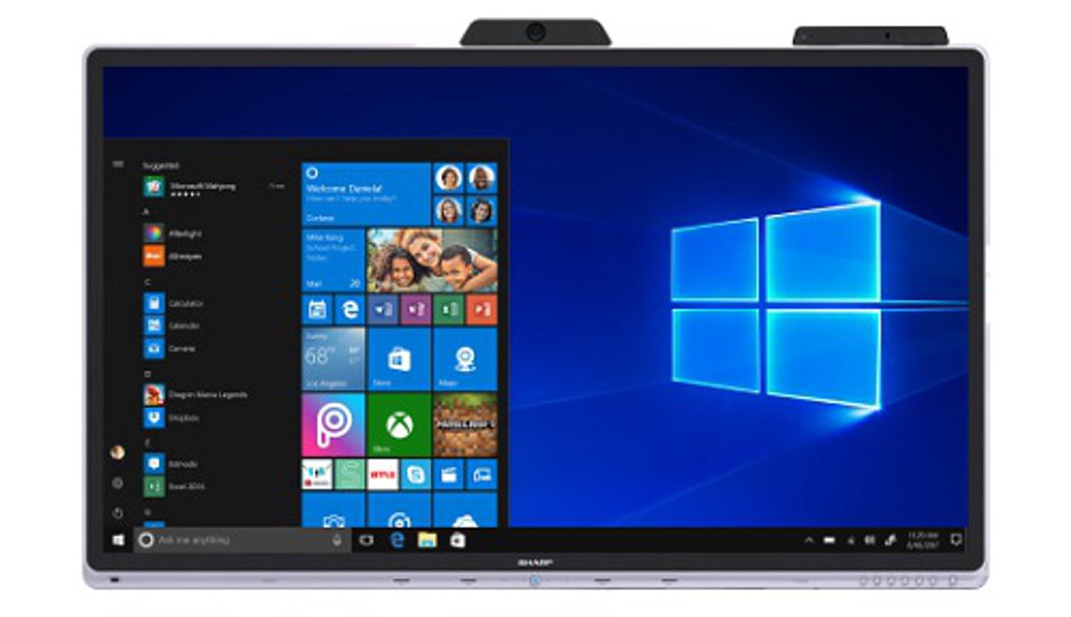 Dutch IT Channel - Sharp introduceert Windows collaboration display